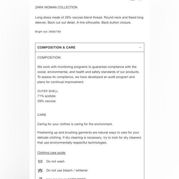 Zara BACK V-NECK DRESS ZW COLLECTION - Picture 9 of 11